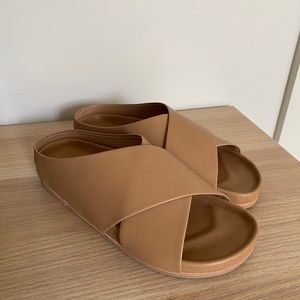 Lauren Manoogian Leather Slides